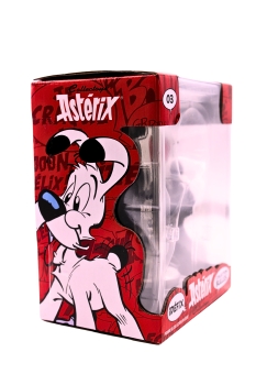 Asterix " Idefix Skulptur mit Sprechblase aus resin" von Plastoy